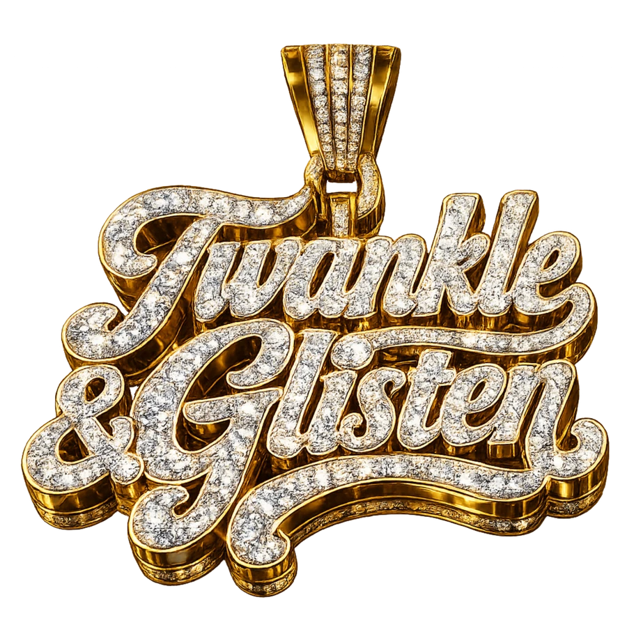 Twankle & Glisten pendant logo
